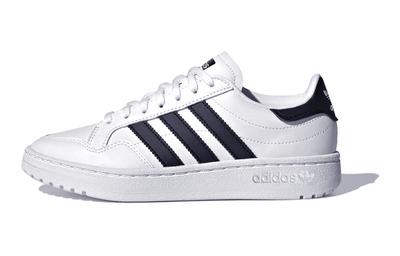 Originals Team Court J Slip Resistant Slip Resistant Low Top Skateboard Shoes White Black Teenagers EF6815
