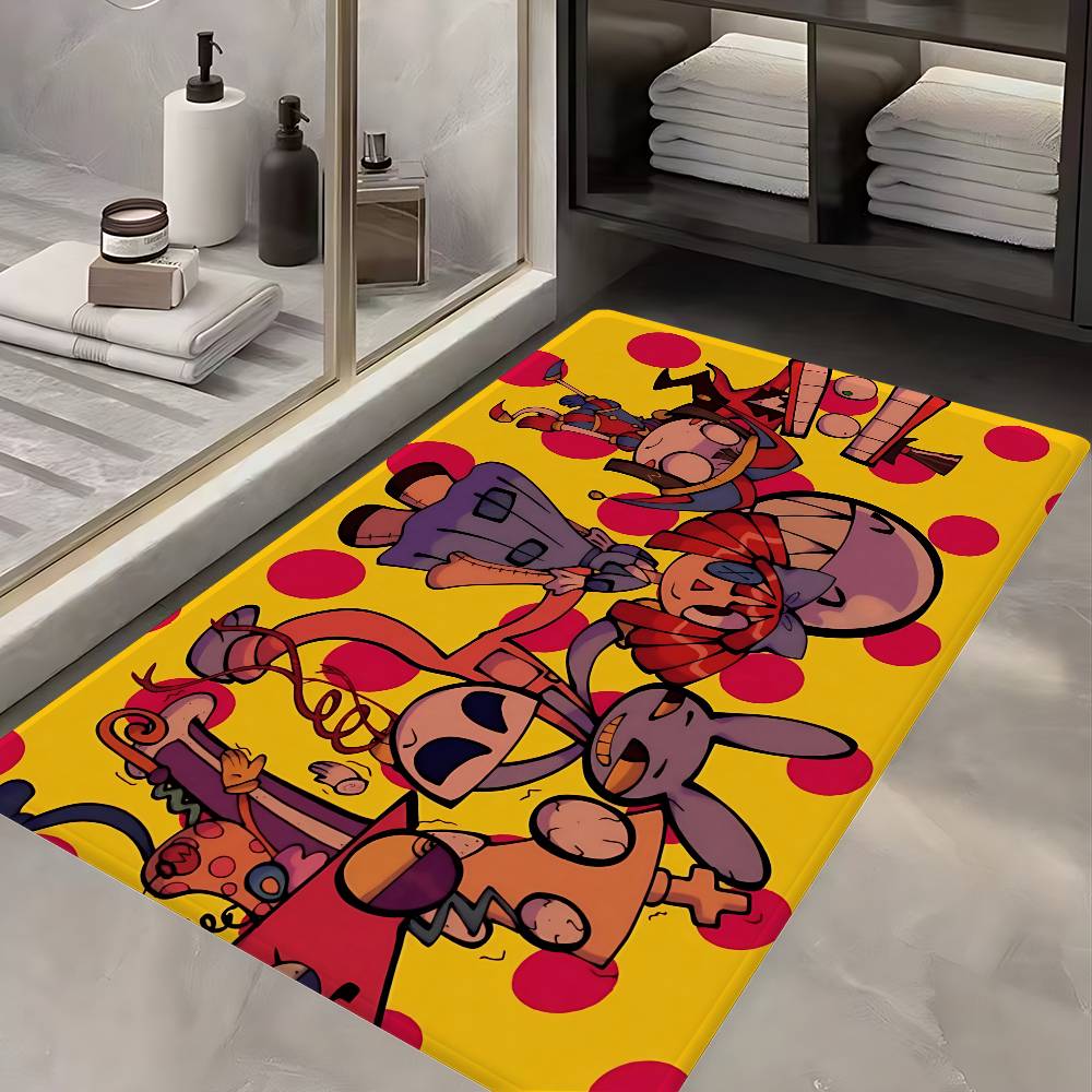 Popular Animated The A-Amazing D-Digital C-Circus Room Mats Anti-slip Absorb Water Long Strip Cushion Bedroon Mat Household
