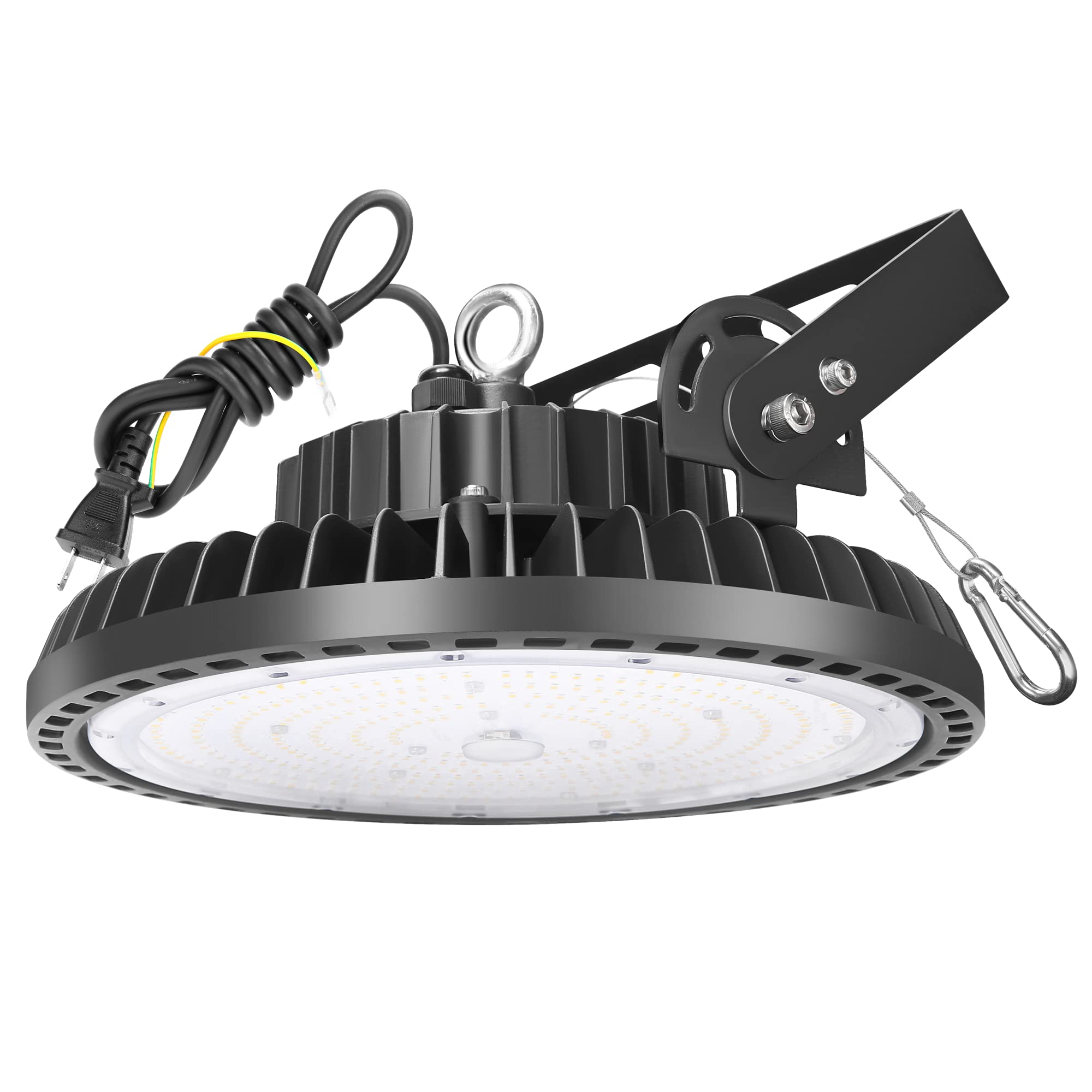 

LED high ceiling lighting 240W LED high ceiling light wiring plug 5000K daylight white 33600LM to 2000W mercury UFO type LED high bay light year IP65