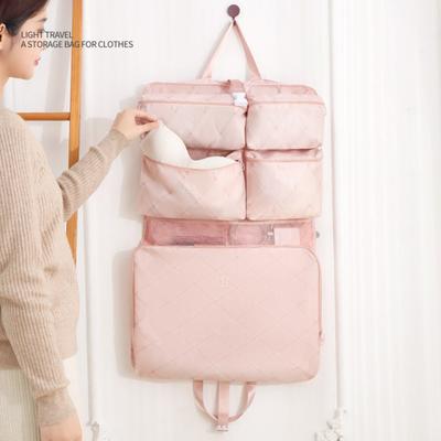 Bolsa Organizadora de Viagem Grande Capacidade Dobrável com Múltiplos Compartimentos à Prova d'Água