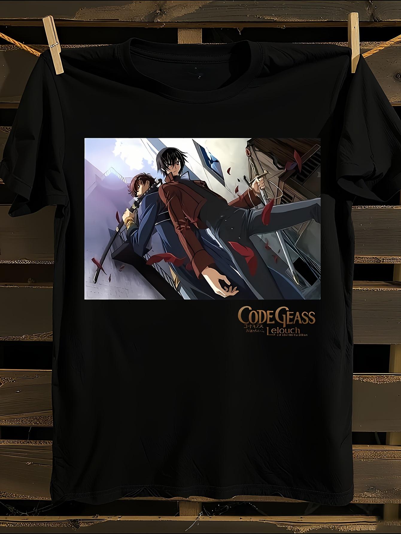 Code Geass Official Anime Tshirt Anime Tshirt L
