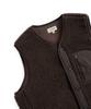 Wild Bricks W24 Fleece Vest (Dark Brown)