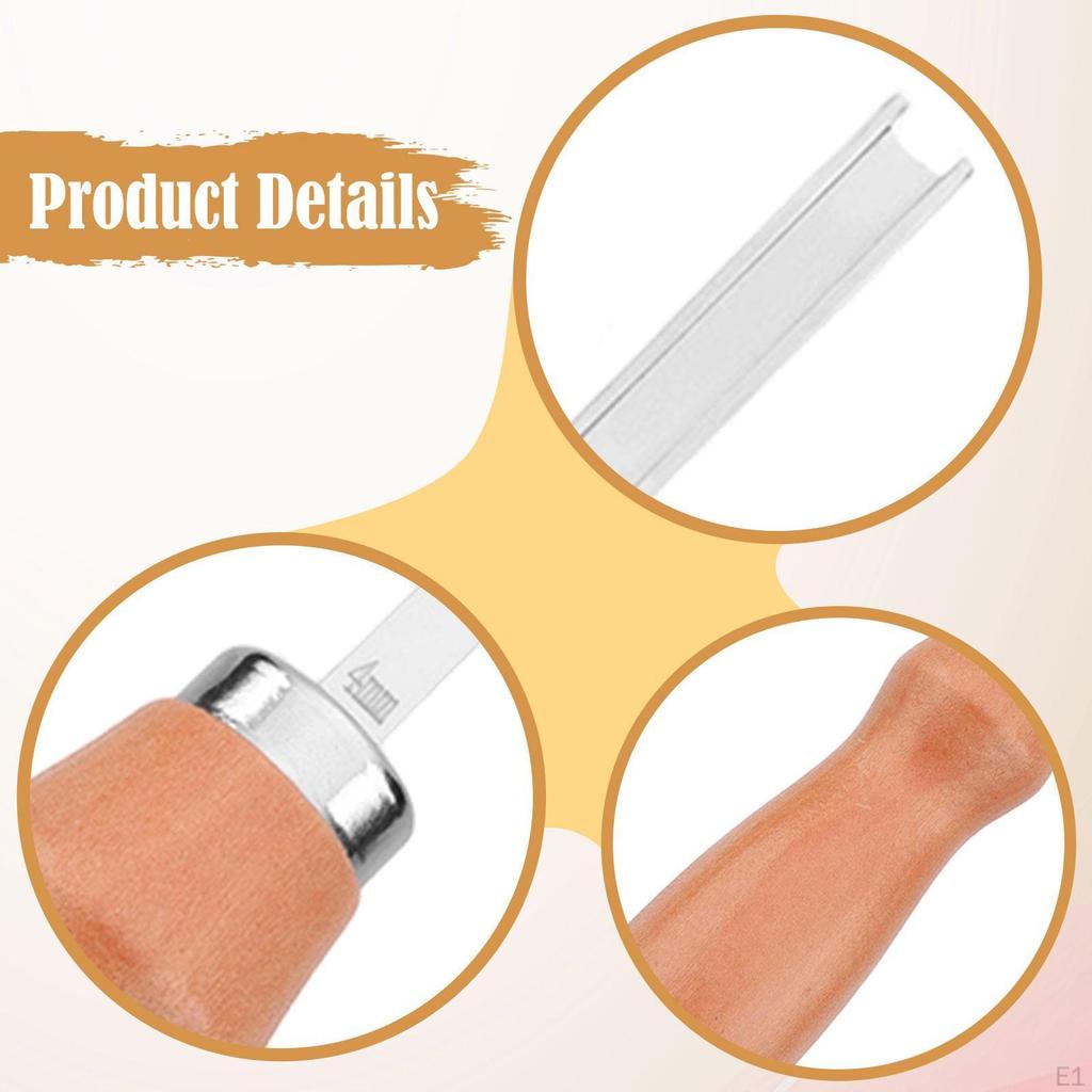 Edge Skiving Beveler Trimmer for Thinning Cutting Leather Working Tool Lightweight Leathercraft