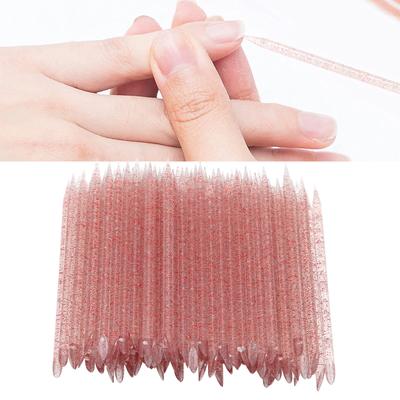 100pcs Disposable Nail Cuticle Pusher Double End Cuticle Manicure Pedicure Sticks