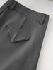 Saidi Drapey Wide-Leg Women's Suit Pants - Spring/Summer 2026 Old Money Style, Slim Straight Scythe Casual Pants
