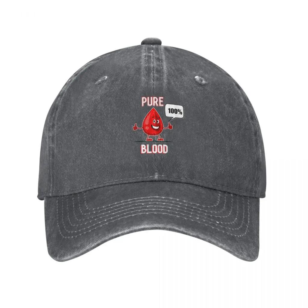 Pure Crimson Blood Drop Baseball Cap Kids Hat Military Cap Unisex Wild Ball Hat Hat Beach Hats Women Unisexs