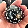Educational 100 Sided Acrylic Dices D100 Dice For Tabletop Toys Role Playing Board Game Accessories Math Learning Resources