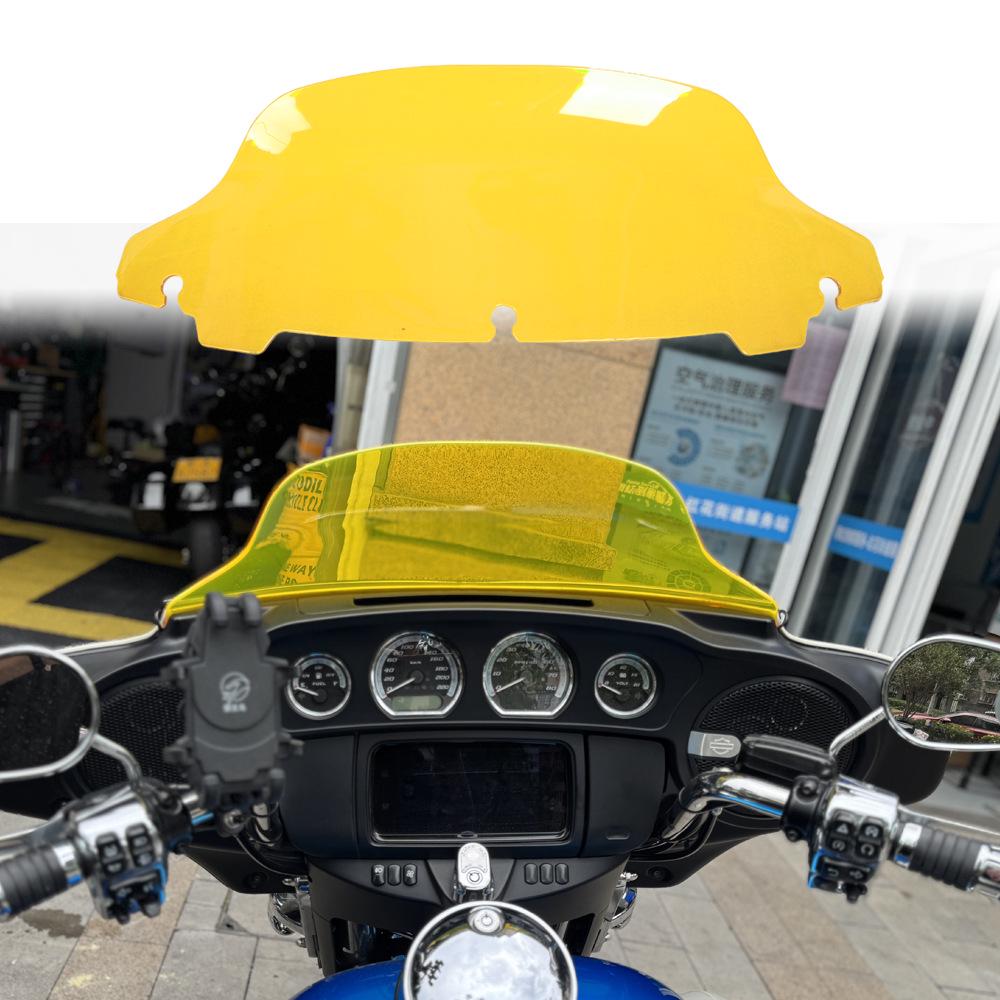 4-inch Windshield for Harley 14-23 Road Glide, 7mm PC, Multiple Colors