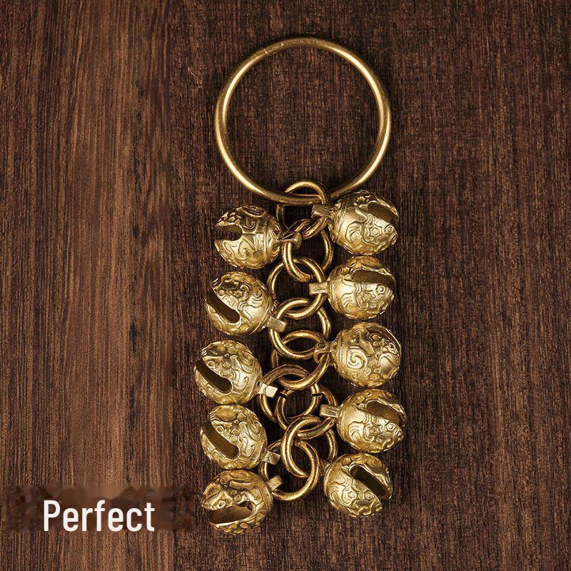 

Изготовленный на заказ брелок-подвеска в виде колокольчика из латуни для мужчин и женщин