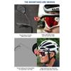 Bicycle, Cycling Glasses, Rearview Mirror, Mini Helmet Rearview Mirror, Glasses Rearview Mirror