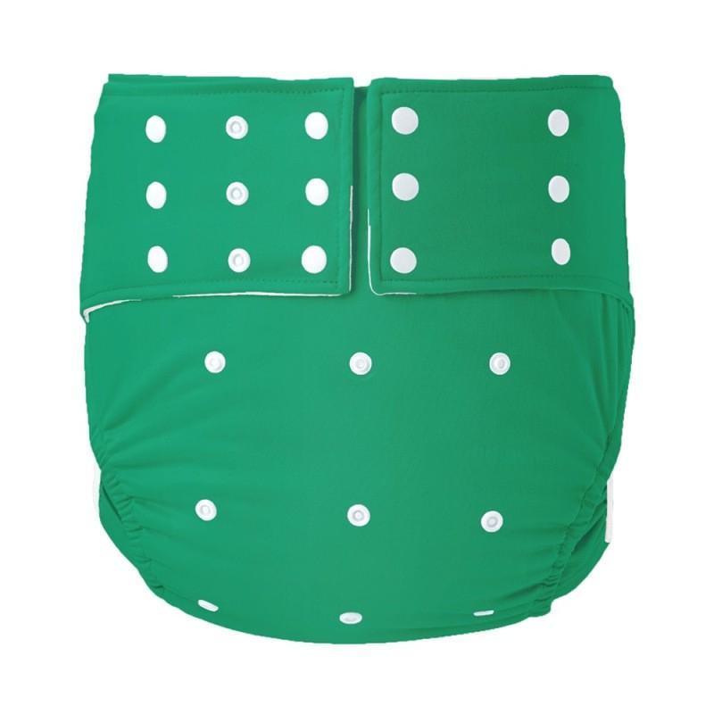Reusable Adult Incontinence Briefs With Snap Leak-Proof Ice Silk Fabric Elderly Plus Size L XL