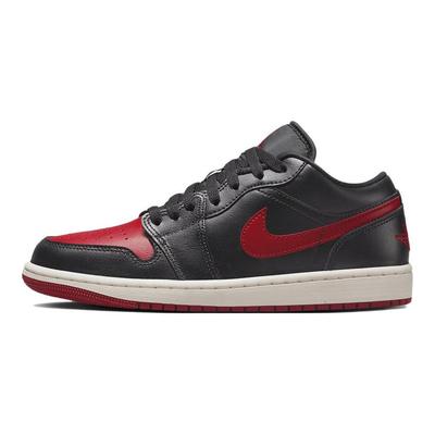 Air 1 Low Bred Sail Damskie Sneakersy Czarne Gym-Red DC0774-061