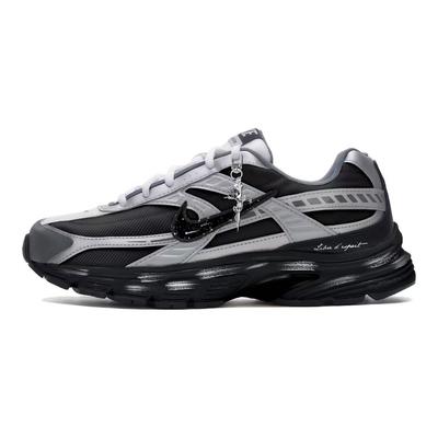 Initiator Mesh, Leather Low Top Running Shoes Men's Black Gray IO7609-101(Team675--SBOX)    Random Packaging