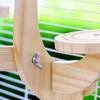 Parrots Ladder Wooden Bird Perch Stand Wear Resistant Parrot Perch Platform  Small Pet
