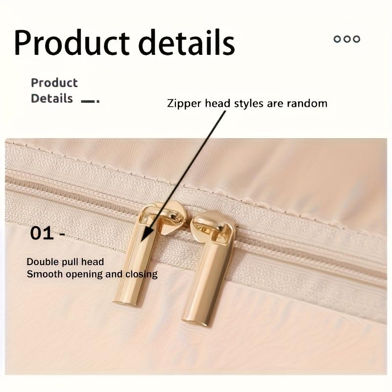 1pc Space-Saving Vacuum Compression Storage Bag Bag | Reinforced Nylon Self-Compressing for Clothes/Bedding Storage