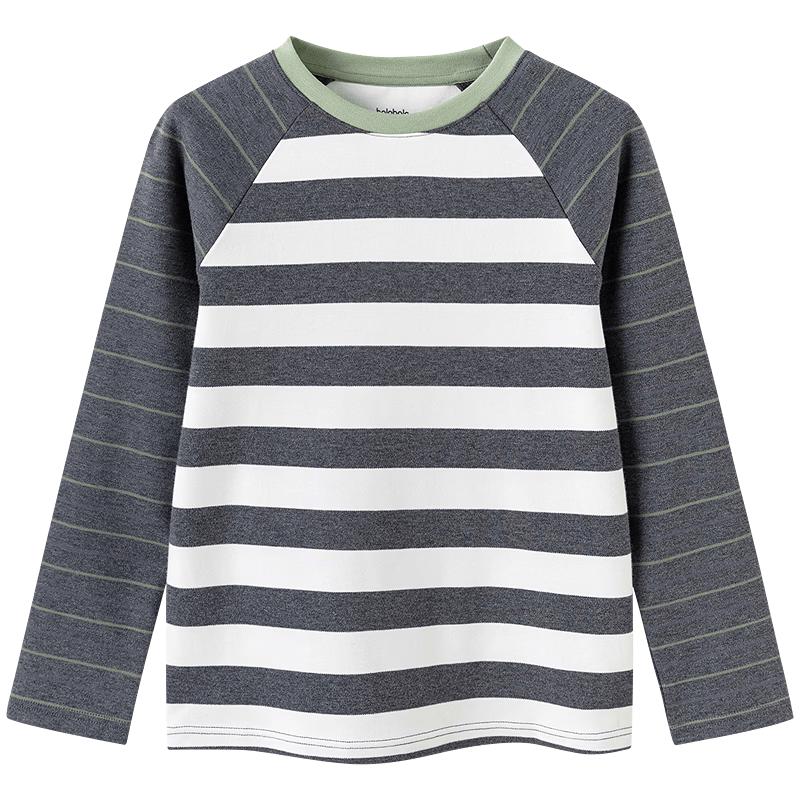 Balabala Kids' Long-Sleeve Striped T-shirt