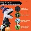 Joyfy 8 FT Halloween Inflatable Skeleton Dinosaur with Build-in LEDs Pumpkin for Halloween Outdoor Blow up Yard Decorations