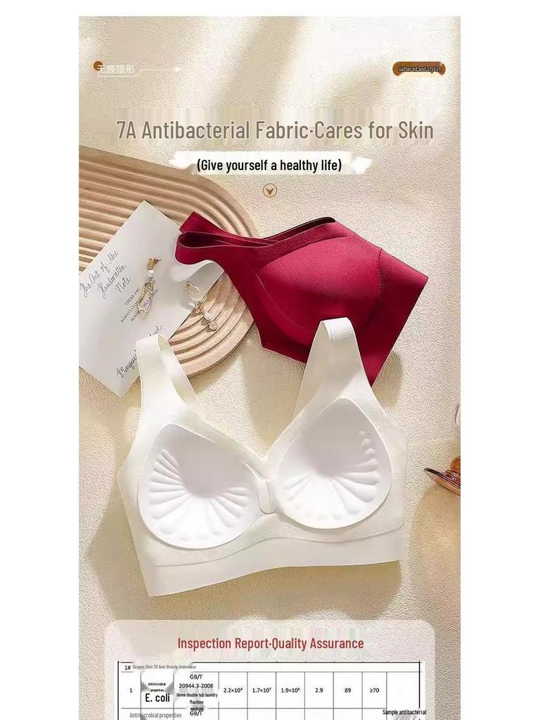 Seamless Uplift Bra for Small-Chested Women - Anti-Sag, Thin, Autumn Vest Style