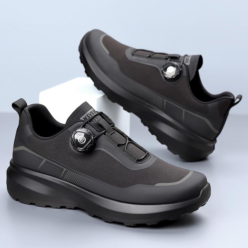 Rotating Buckle Outdoor Casual Sneaker Four Seasons Hiking Mountaineering Shoes Men's Fashion Trendy Shoes Winter Warm Footwear