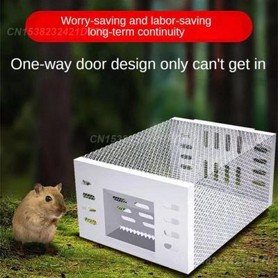 Automatic Rat Snake Trap Cage High Efficiency Reusable Large Space Indoor Outdoor Pest Control Household Continuous Mousetrap