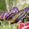 Butterfly Decoration Hanging Large PVC Colorful Butterfly Decor for Garden Lawn Party Hanging Large Butterfly Decor