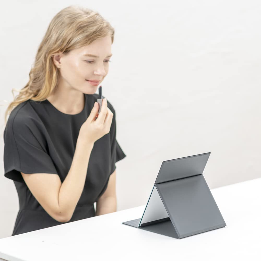 HORIUCHI a favorite among beauty Makeup White Day Gift MIRROR, professionals, Large, Black, Mirror,