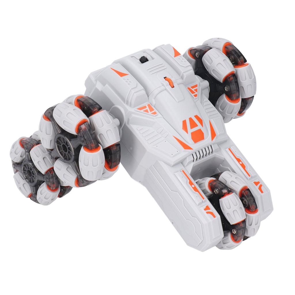 2.4Ghz RC Stunt Car Gesture Sensing 360 degrees  Turning Lighting 5 Wheels Remote Control Vehicle Toy Grey