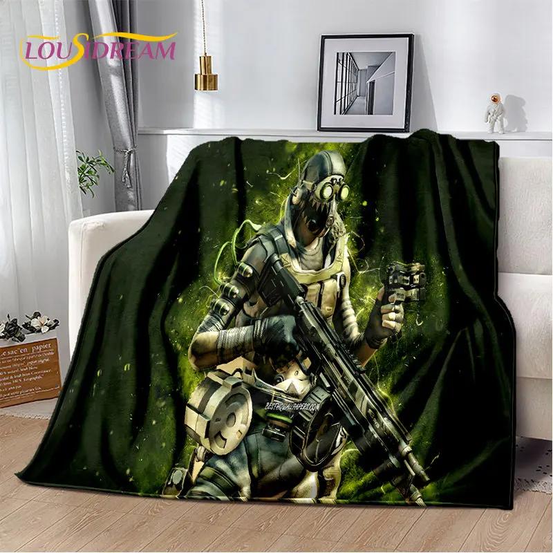 A-Apex Legends Game Gamer Cartoon Soft Plush Blanket,Flannel Blanket Throw Blanket for Living Room Bedroom Bed Sofa Picnic Cover