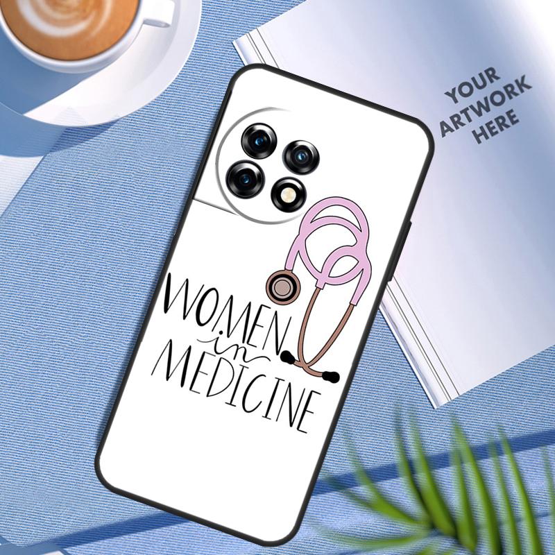 Cartoon Doctor Nurse Case For OnePlus Nord CE 3 Lite 2 2T N10 N20 OnePlus 12R 10T 9RT 10R 8 9 10 Pro 11 12 Cover