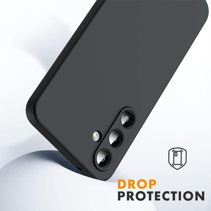 Coque de protection - booling - samsung galaxy s24 fe - silicone - anti-rayure - noir