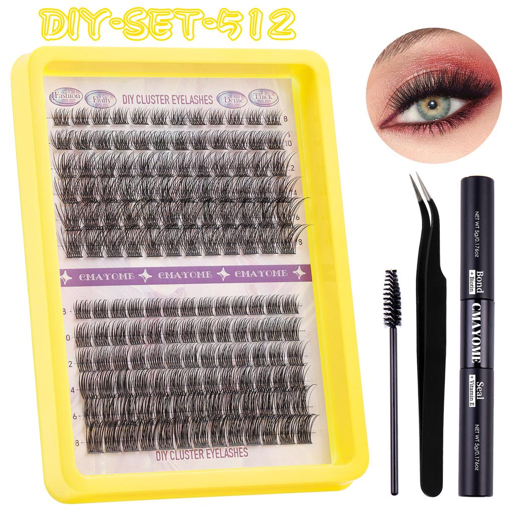 150 Tufts Of D-Song Single Tufts Of False Eyelashes 8-18Mmdiy Segmented Grafting Of Thick Eyelashes