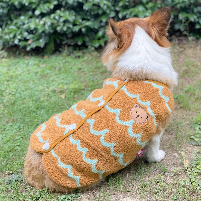 Autumn Winter Pet Shearling Vest Soft Fluffy Warm Sleeveless Dog Jackets Clothes for Small Medium Dogs