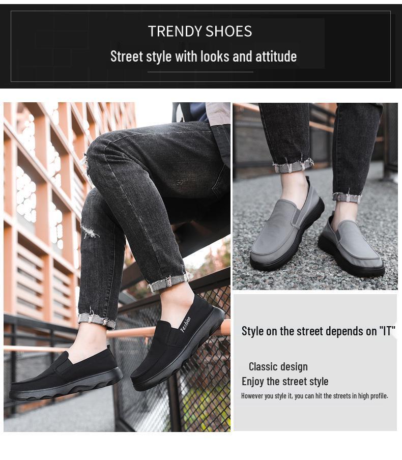 Men's 2025 Summer Slip-On Casual Polyurethane Walking Shoes