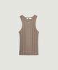 GROVE Petal Sleeveless Knit (Brown)
