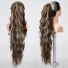 LOUIS FERRE Ponytail Extension, 26 Inch Drawstring Ponytail Hair Extensions for Women Long Curly Wavy Ponytail Multi-color Option for Daily