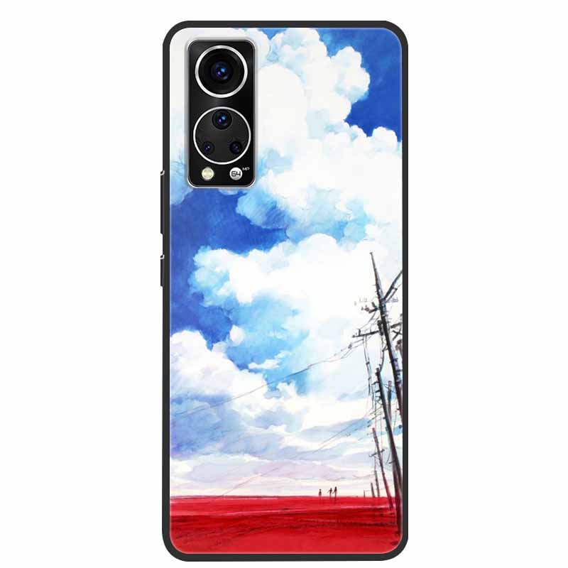 For ZTE Axon 30 5G Case Luxury Silicone TPU Soft Back Cover Phone Case For ZTE Axon 30 5G Coque Fashion A2322 Shockproof Funda