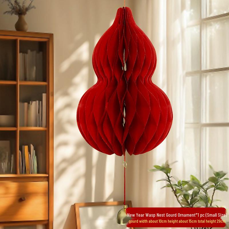 Red Honeycomb Lantern for Spring Festival and New Year Decor
