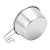 450ml Camping Camping Cup Stainless Steel Camping Bowl Stackable Portable Camping Cup for Hiking