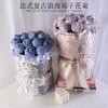 Handmade Sock Bouquet Gift Valentines Day Cotton Mid-Calf Socks In Romantic Colors Unisex Casual Style