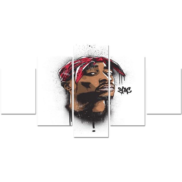 

Poster Prints Art Canvas Painting 5 Pieces Lil Peep Wall Pictures Modern Style Living Room Home Decoration No Framework Modular 20x35 20x45 20x55cm