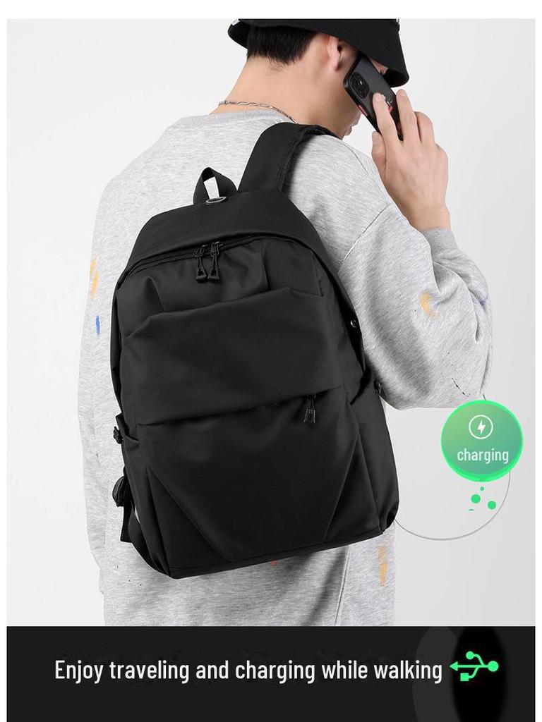 Men's Versatile Backpack: Modern Style, Multifunctional for College and Outdoor Use