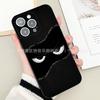 Simple Dark Expression iPhone14 Apple 13promax Mobile Phone Case Personalized 15/16/17 Advanced 11 Tide 12