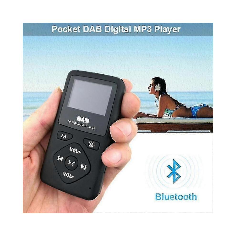 DAB+ Radio Portable Bluetooth MP3 Player for Sports with FM & Hands-Free