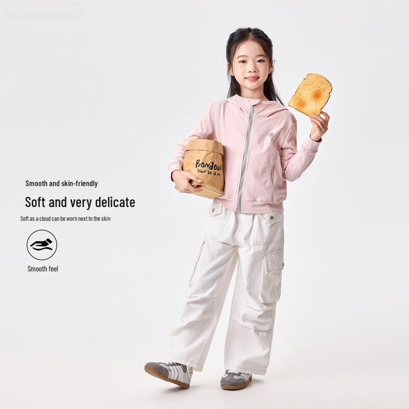 Hanhanxiang Girls' Outdoor Cargo Wide-Leg Pants
