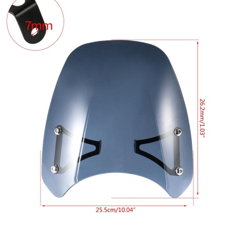 Motorcycle Windshield Airflow Windscreen Extension Wind Deflector for CB650R