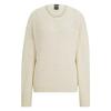 Womens/Ladies Textured Wool Jumper