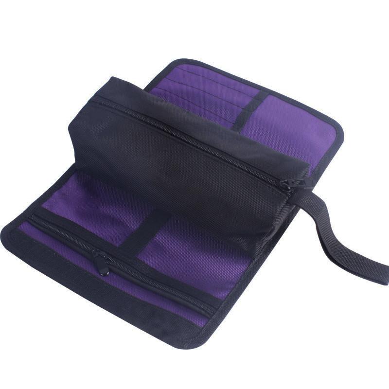 Portable Tool Roll Bag Cosmetic Stationery Zipper Tool Bag Organizer Durable Multi-Purpose Electronic Tool Kit Pouch Bag