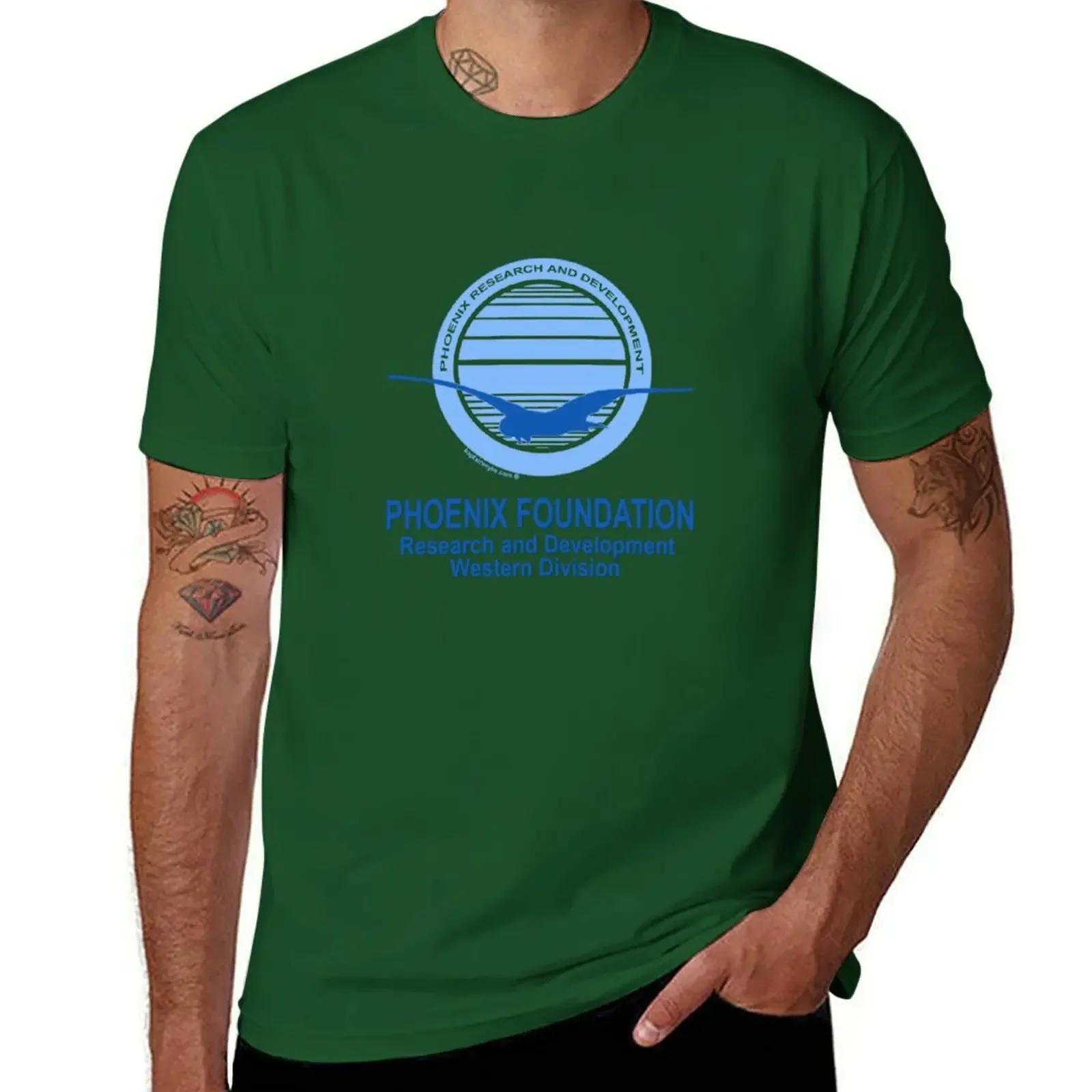 Phoenix Foundation T-Shirt vintage anime shirt korean fashion plus sizes man clothes T-shirts for men cotton 4XL