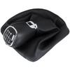 Skoda Octavia II 07-14 Gear Shift Knob + Gaiter with Frame ECO LEATHER 6 SPEED