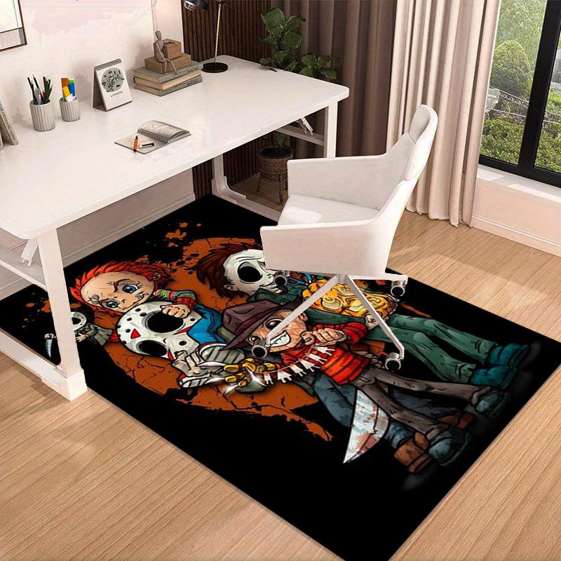 Horror Movie Characters Carpet, Chair Rug,Rug for Office Bedroom living rooms, Doormat decor Fan Gift Christmas Gift
